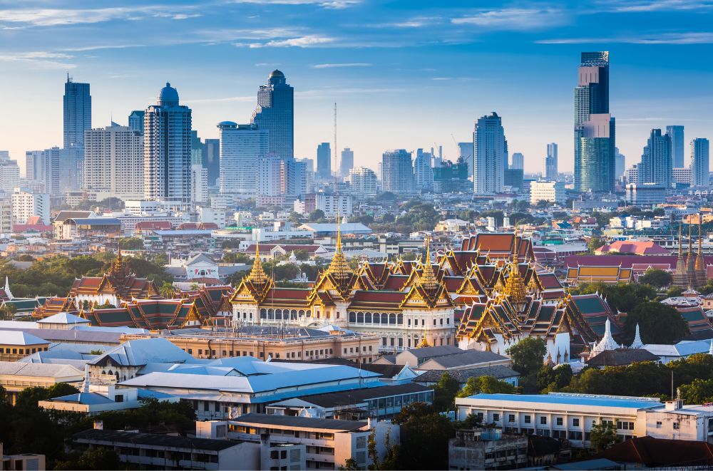 Bangkok skyline at daytime